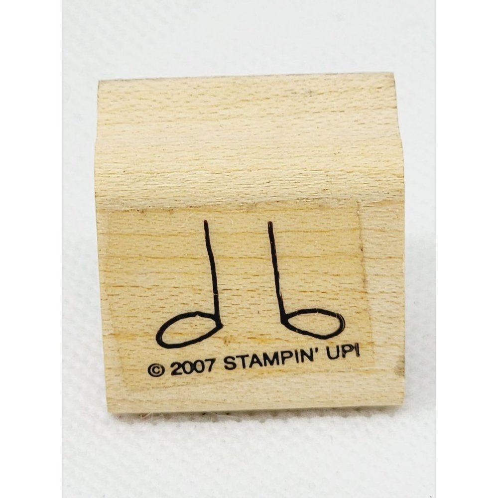 2007 Stampin’ Up Legs Wooden Rubber Stamp